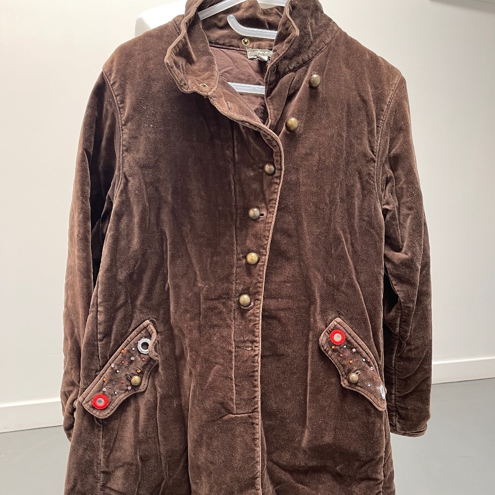 Eliane et Lena velvet coat
